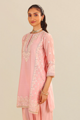 ZAISHA - SHORT KURTA WITH DHOTI AND DUPATTA