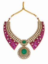 Ruby & Emerald Necklace Set 05