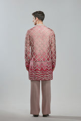 Kurta - heavy chanderi , pant -Cotton twill