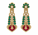 Emerald Ruby Kundan Statement Earrings 59