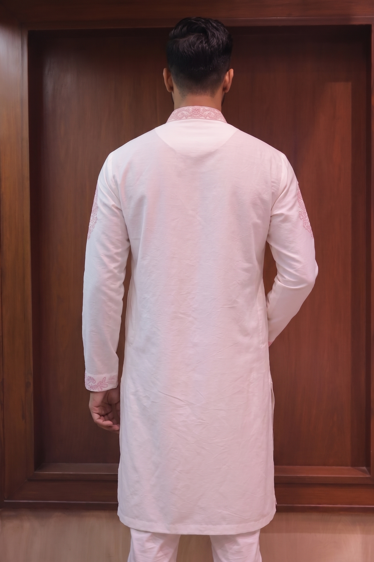 Ivory Chanderi Kurta