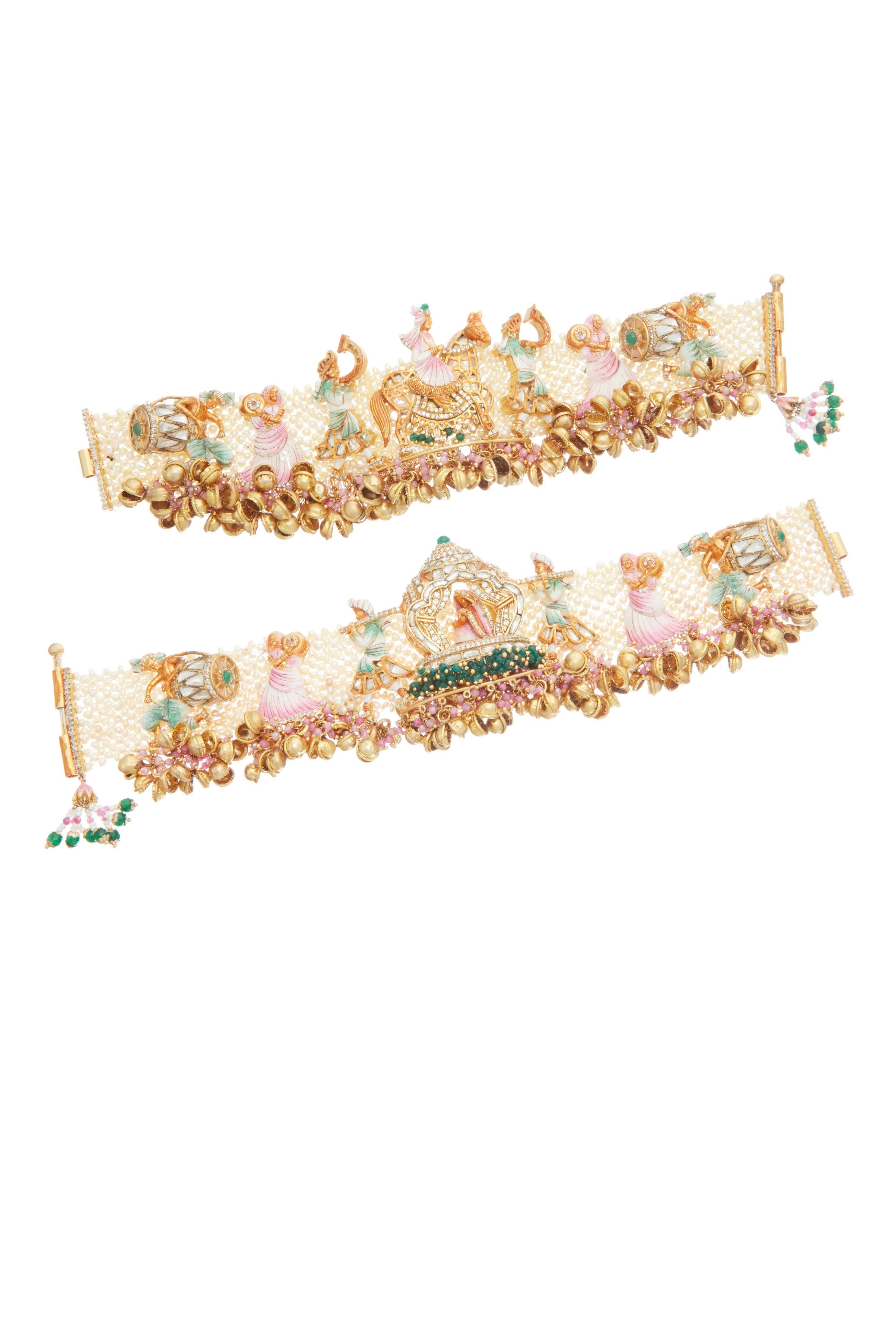 Milan Pearl Anklets
