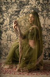 Olive Saree