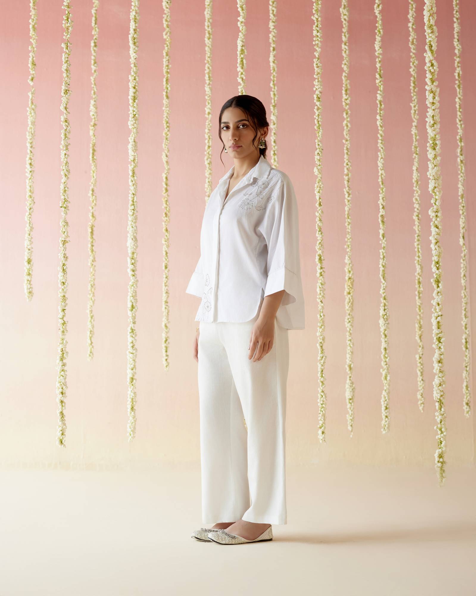 Dandelion White Co-ord Set