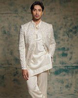 Honeyed Ivory Pearl Short Jacket set