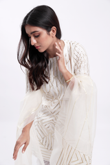 white kurta set