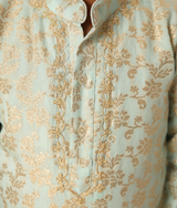 Blue Chanderi Kurta with Pant