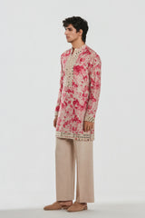 Kurta - Heavy chanderi , Pant-Cotton twill