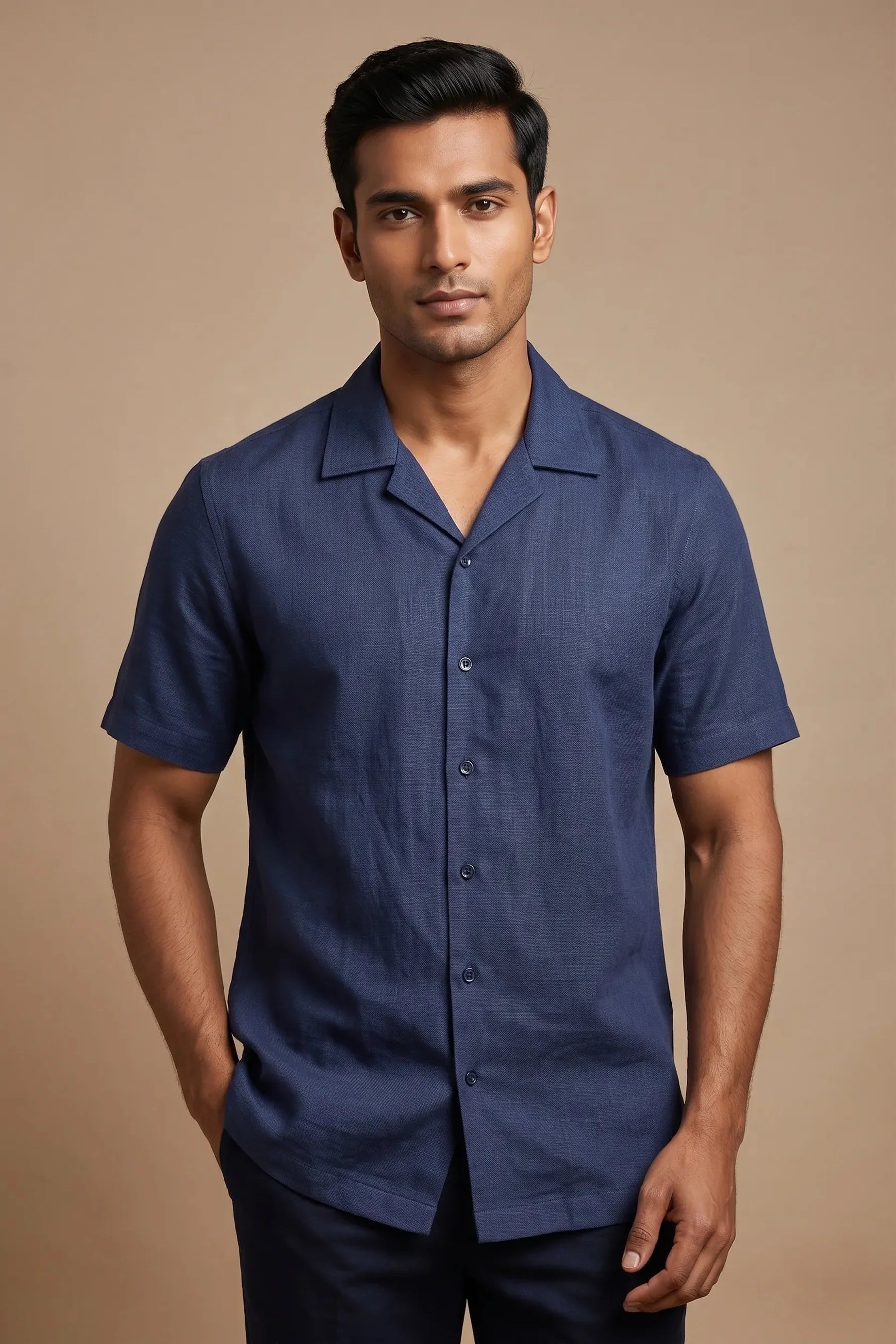 Reverie — Blue Cotton Shirt