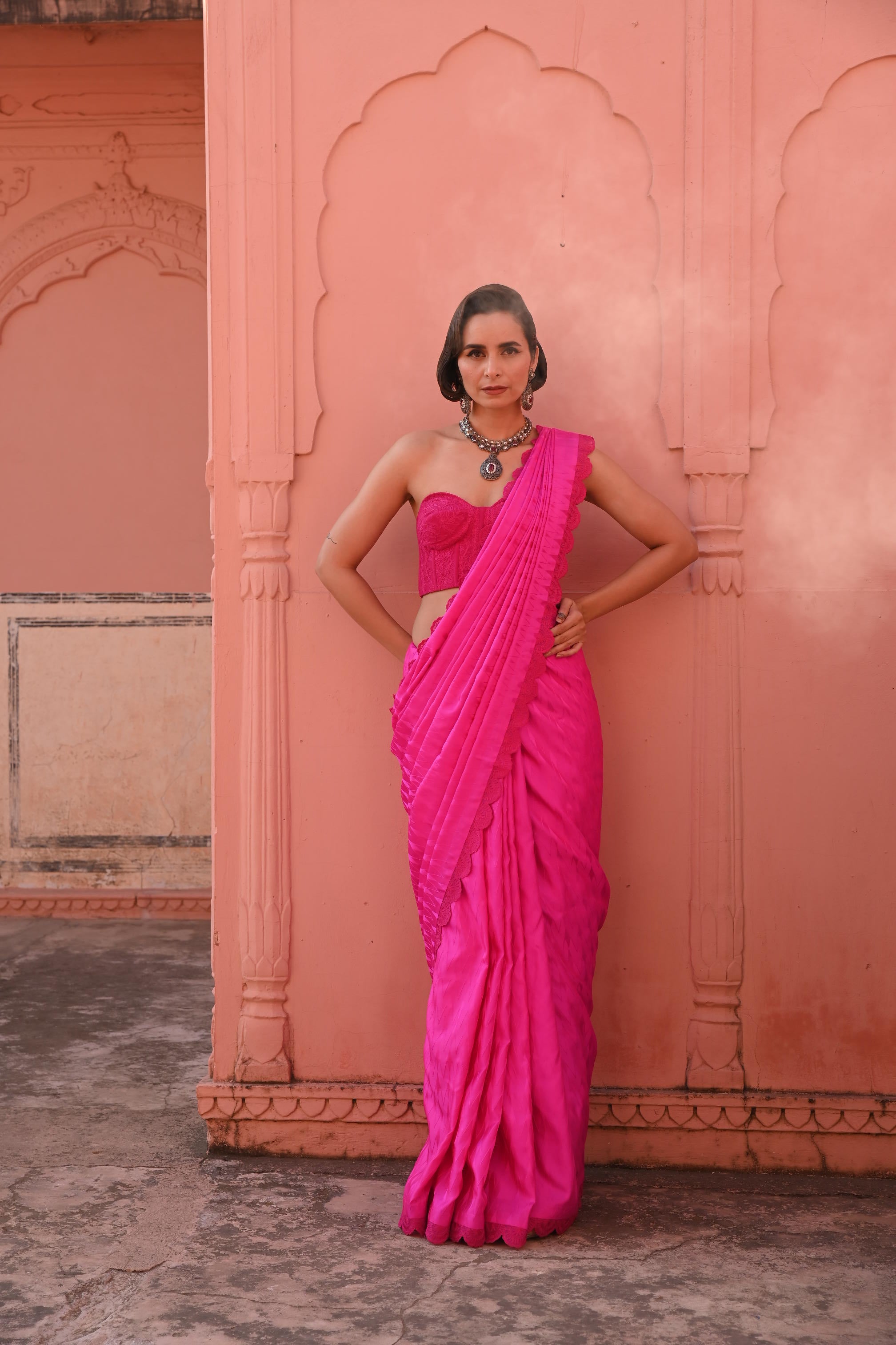 Jalwa Tanchoi Handloom Sari