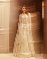 Nargis Fakri in Shravani Lehenga Set