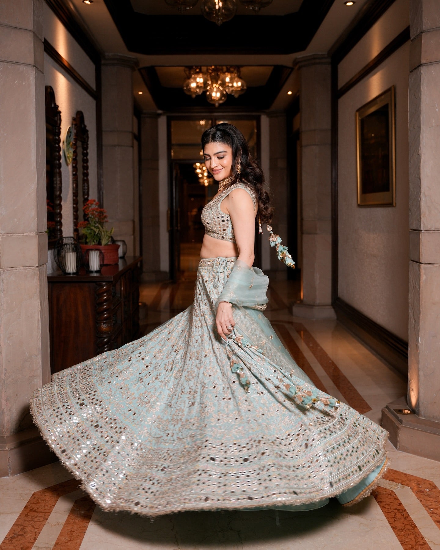 Kat Diaries in Sama Lehenga set