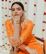 Aamna Sharif in Aadhira Sharara Set