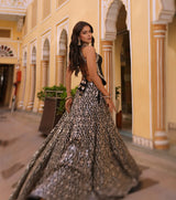 Priyanka Chaudhary in Roshni Lehenga Set