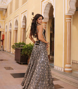 Priyanka Chaudhary in Roshni Lehenga Set