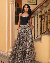 Priyanka Chaudhary in Roshni Lehenga Set