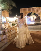 Sargun Mehta in Aasmi Anarkali Set