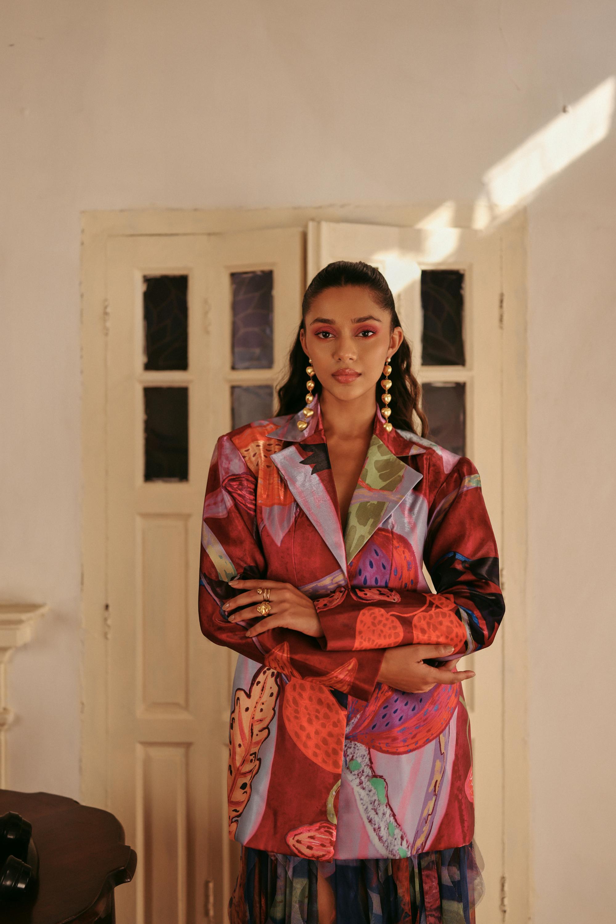 Ruffled Muse Blazer