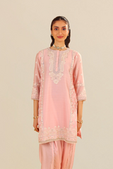 ZAISHA - SHORT KURTA WITH DHOTI AND DUPATTA