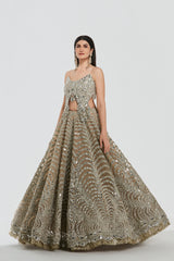 Mirrorr work , zari , gota , pearl beads