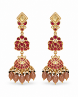 Multicolor Kundan Drop Necklace Set 20