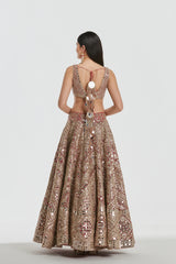 Mirror work , zari , Gota