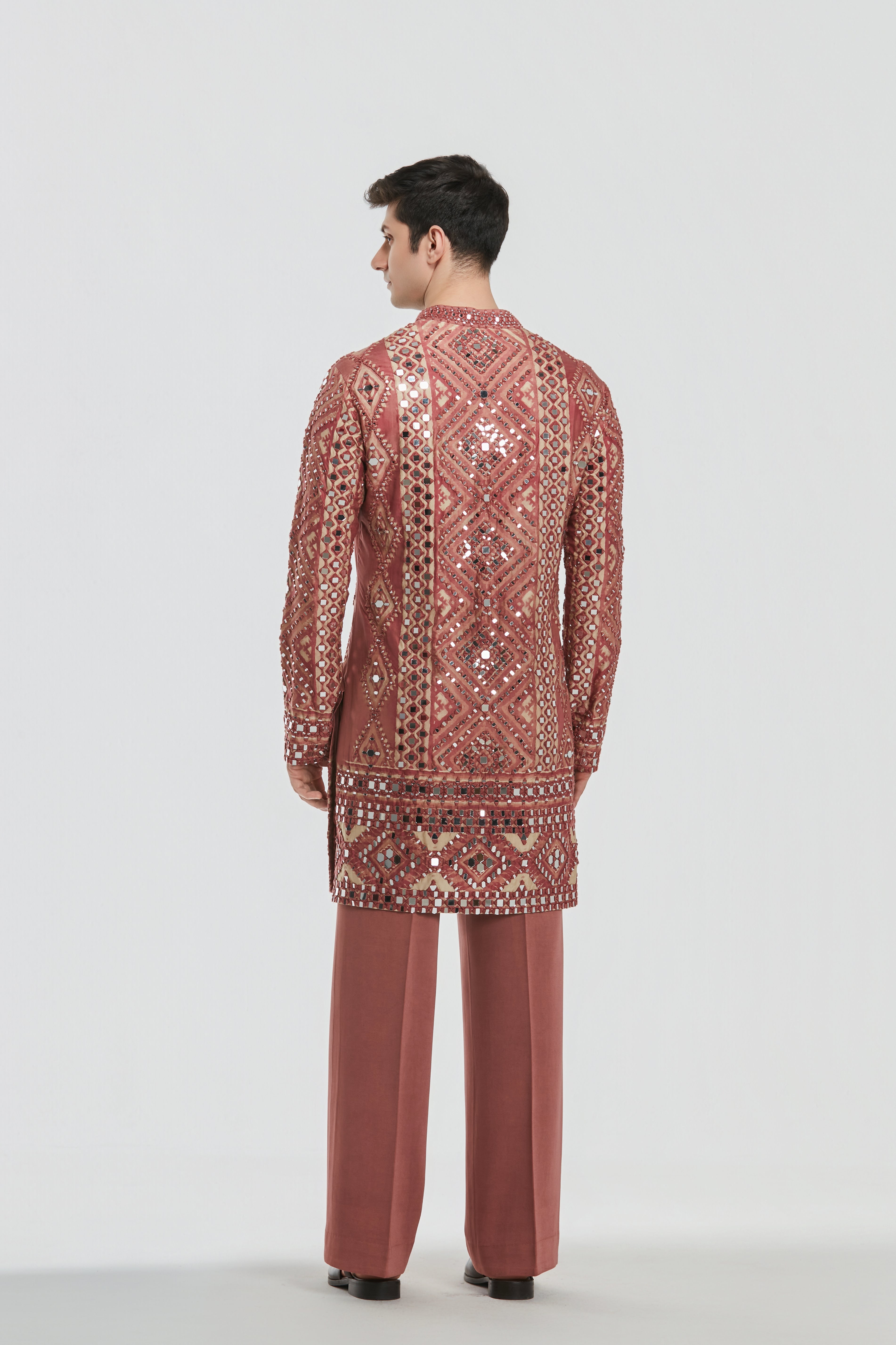 Kurta - heavy chanderi , pant -Cotton twill
