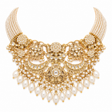 Pearl Kundan Layered Statement Necklace Set 21