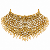 Pearl Kundan Necklace Set 01
