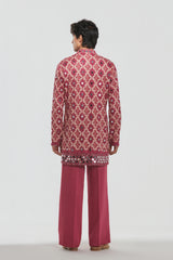 Kurta - Heavy chanderi , Pant-Cotton twill