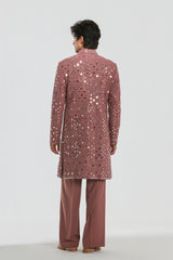 Kurta - Heavy Chanderi , sherwani - neo tech , pant -neo tech