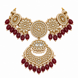 Kundan Choker Necklace Set with Chandbali Earrings 18
