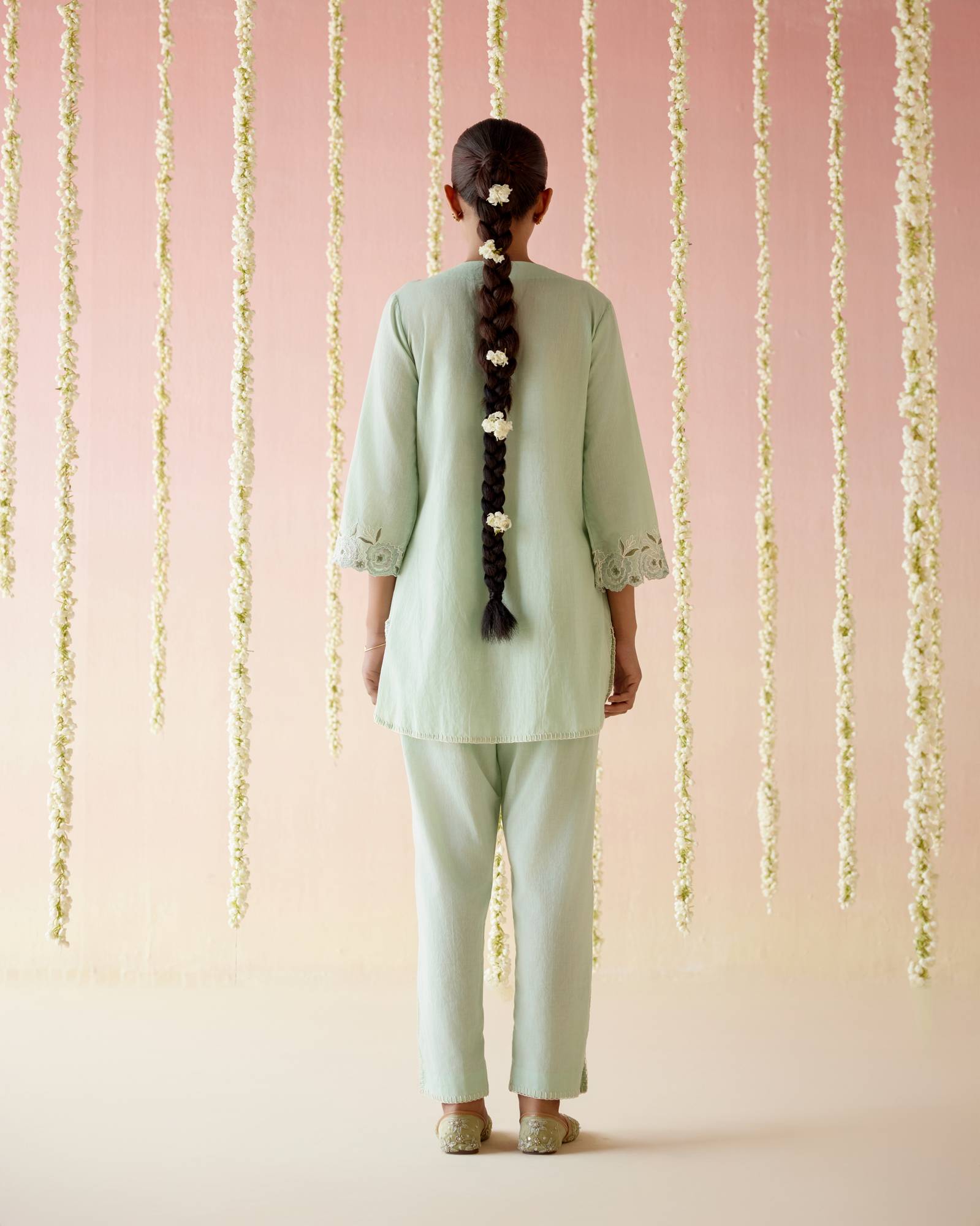 Sea Green Dori Co-ord Set