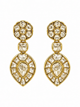Moissanite Polki Statement Necklace Set