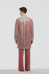 Kurta - heavy chanderi , pant -Cotton twill