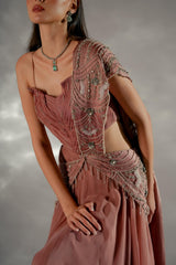 Moon veil Drape Saree