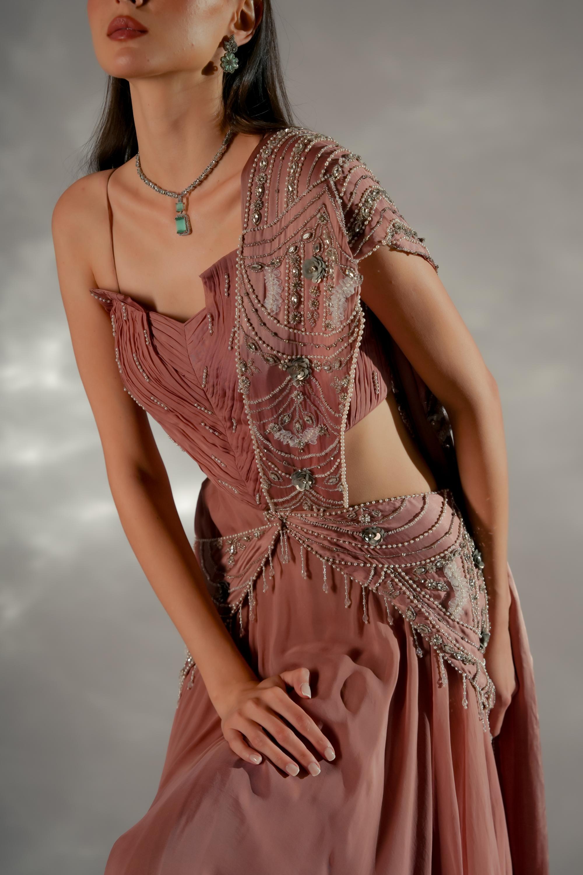 Moon veil Drape Saree