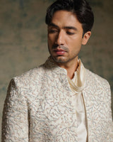 Honeyed Ivory Pearl Short Jacket set