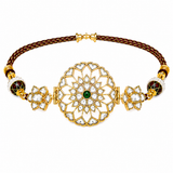 Handcrafted Jadau Kundan Choker Set with Pearl Accents
