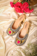 Silver Ghungroo Crown(heel)