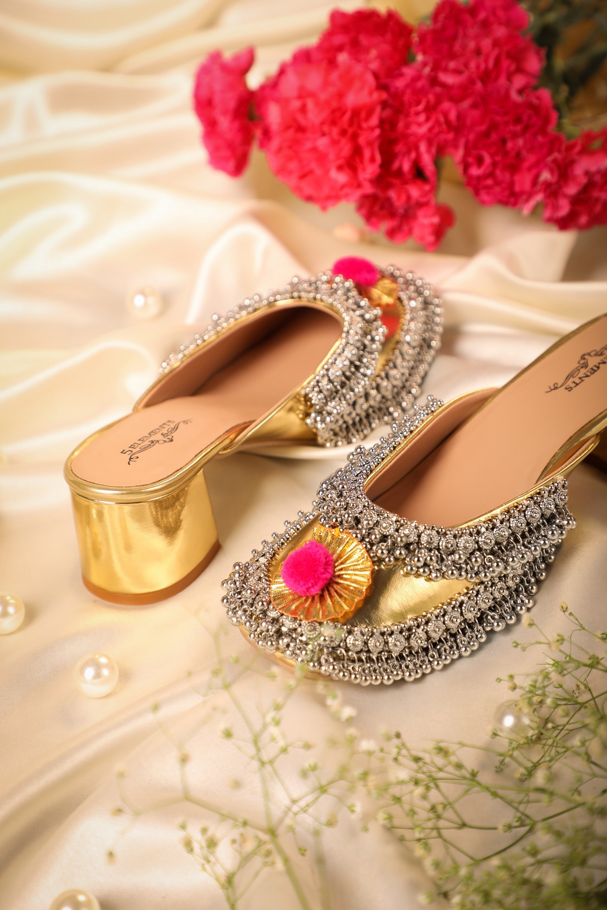 Silver Ghungroo Crown(heel)