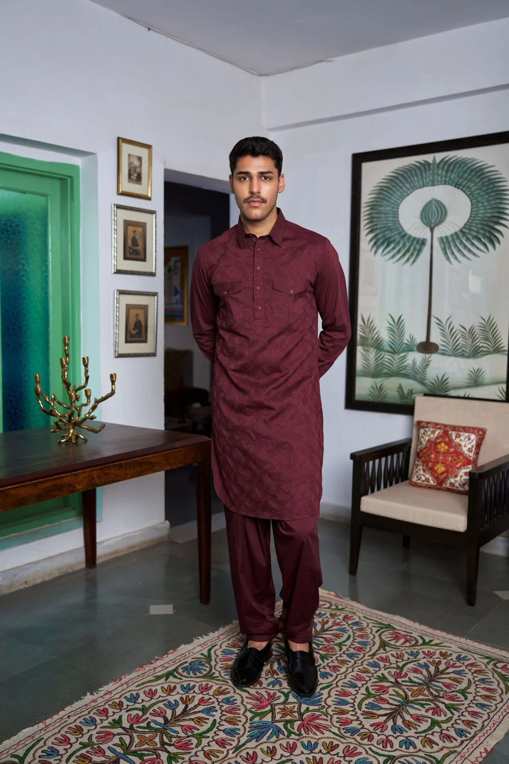SCARLET KURTA