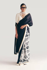 Black Camera Saree