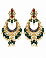Multicolor Kundan Necklace Set 12