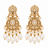 Pearl Kundan Layered Statement Necklace Set 21