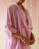 Begonia Pink Solid Co-ord Set