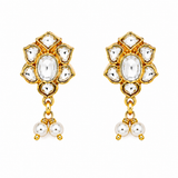Handcrafted Jadau Kundan Choker Set with Pearl Accents
