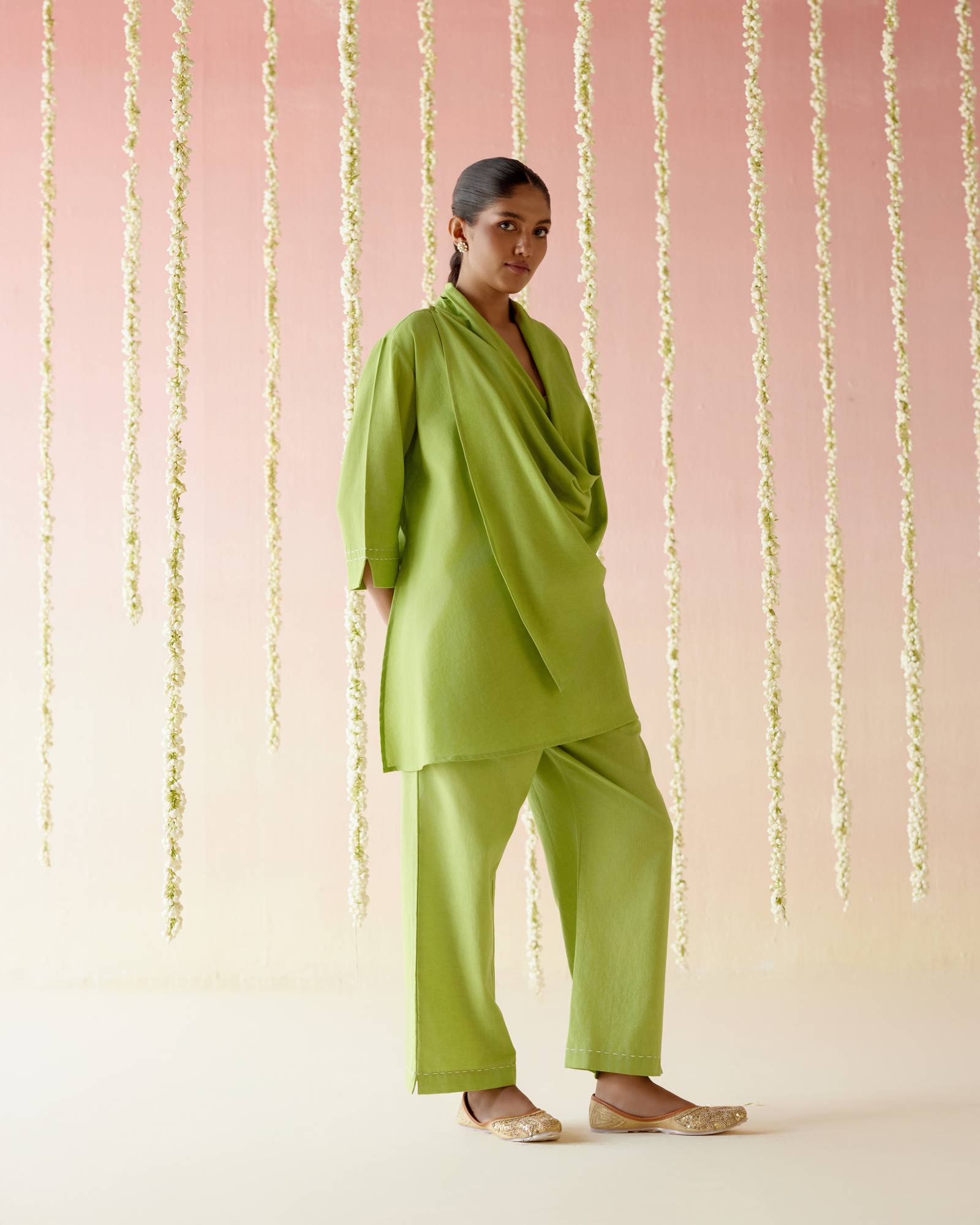 Clover Green Solid Co-ord Set