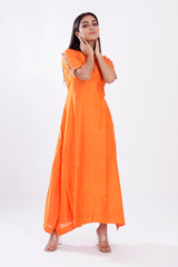 Orange Kurta Set