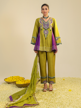 Green Swara Kurta Set